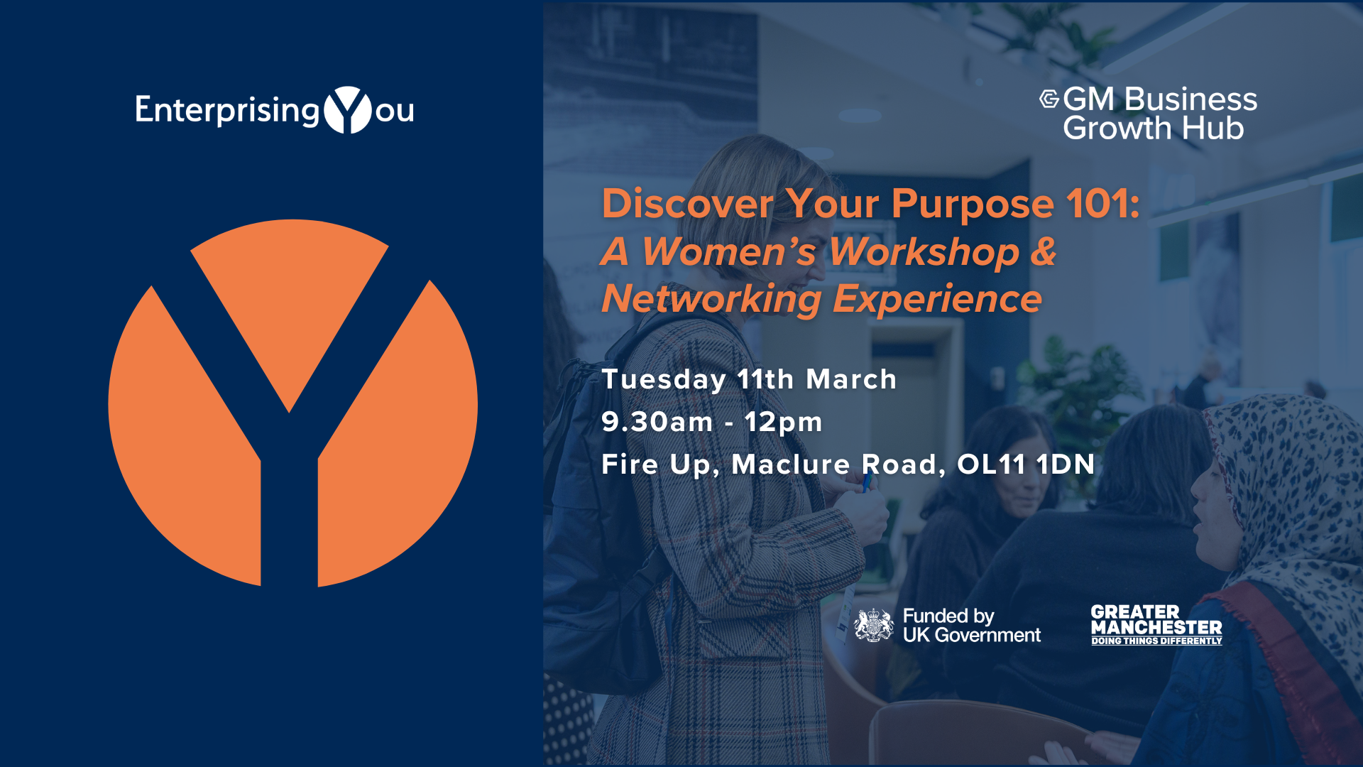 Discover Your Purpose 101: A Women’s Workshop & Networking Experience | Tue 11th March 2025